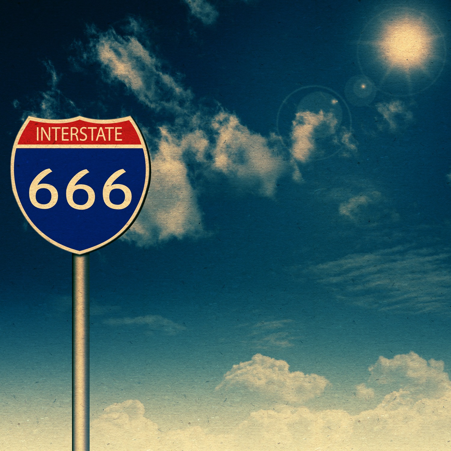 Angel Number 666 Meaning - Road Sign Interstate 666